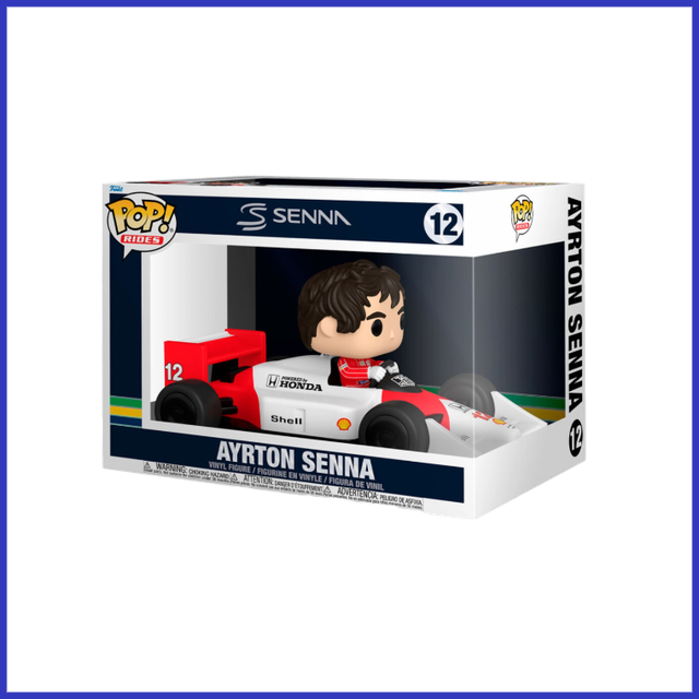 (PRE-ORDER) POP figure Rides Super Deluxe Formula 1 McLaren Ayrton Senna #12