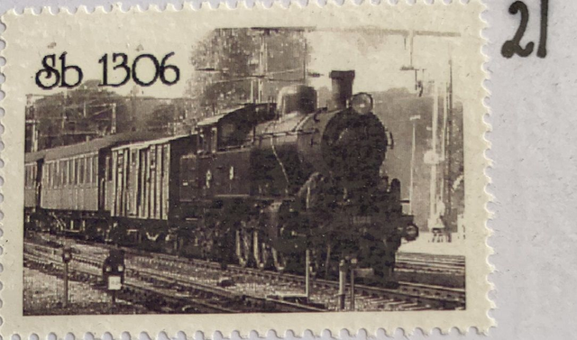 Brevfrimärke 21  - SB1301