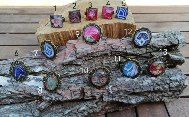 Bague classique réglable 