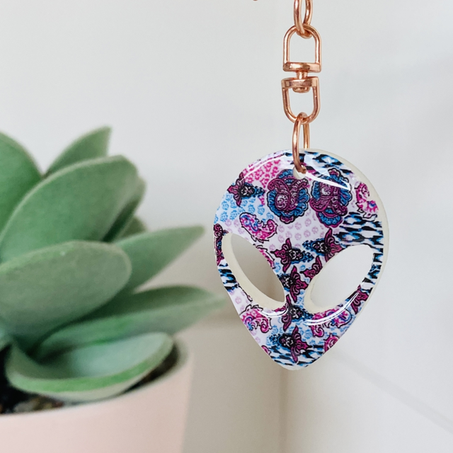 Porte-clés Fleur d’Alien