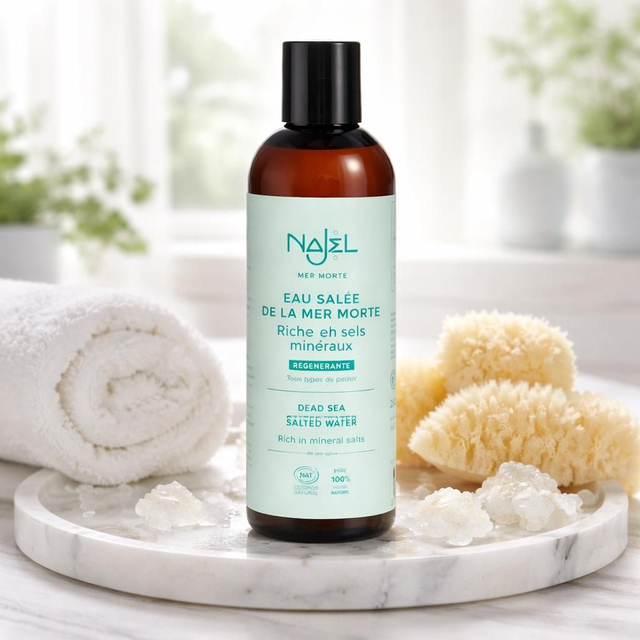 Eau de sel de la mer morte bio - Najel 200 ml