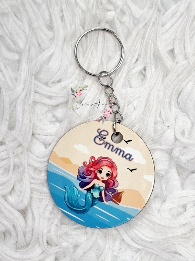 Porte clé sirène personnalisé