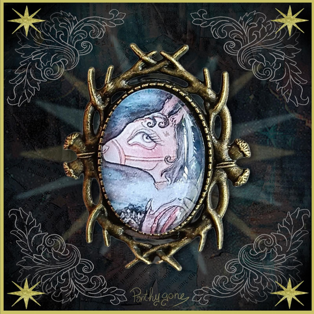 La tête dans les nuages - Broche