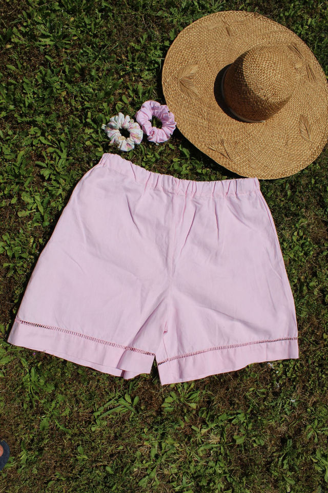 Short upcyclé rose - Taille 2