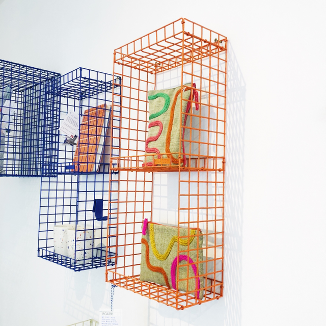 Grid Shelf small, orange