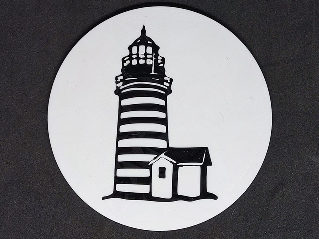 Dessous de verre Phare breton