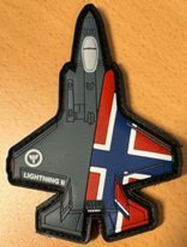 F35 patch - Norwegian flag