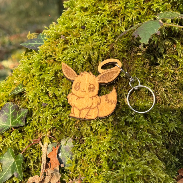 Pokémon - Porte clé Évoli (recto-verso)