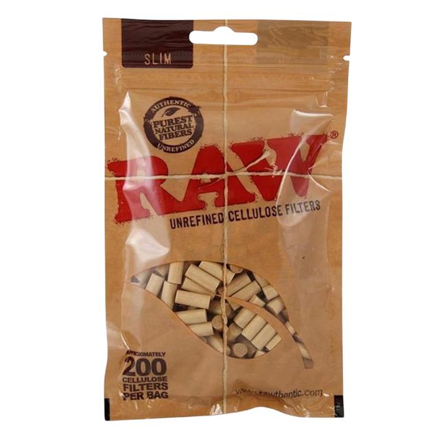 RAW Cellulose Filter – Slim (200 Stück) 