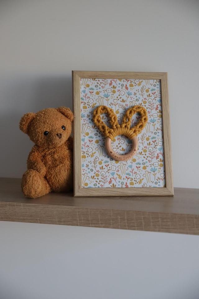 LOUNA ~ Cadre photo jaune moutarde 