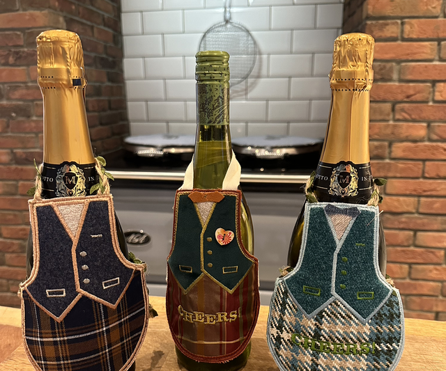 Wine Bottle Apron