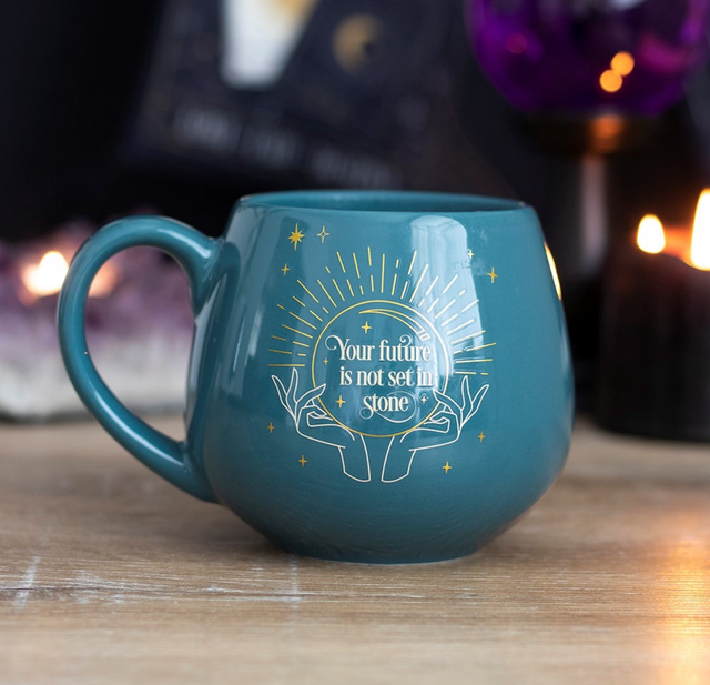 Green fortune teller Colour changing mug