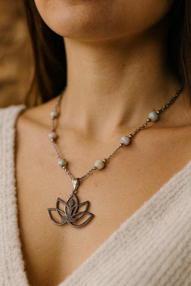 Collier Jaspe AquaTerra -- 