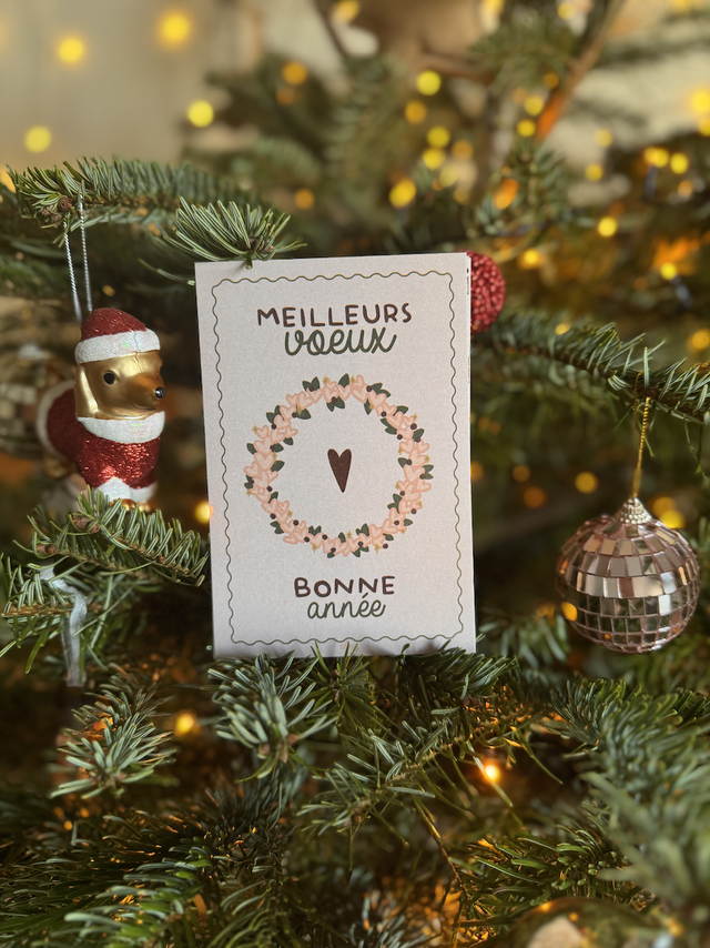 Carte de Noël - Couronne ❄️