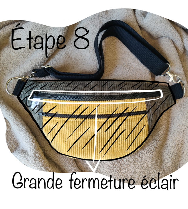 Étape 8 « La grande fermeture éclair » 🍌