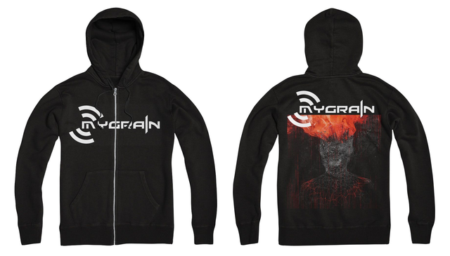 MyGrain - zipper hoodie - "V" album cover artwork - Unisex