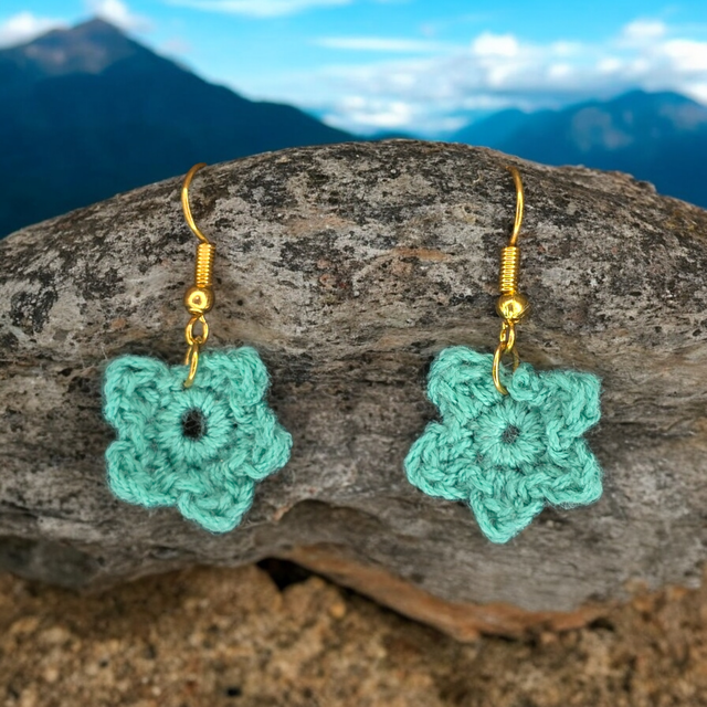 Boucles d'oreilles fleur