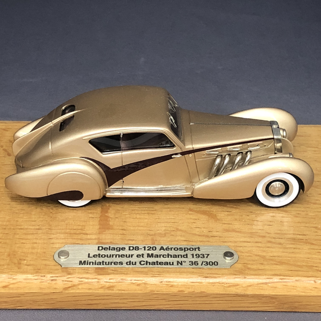 Delage D8 120 Aerosport Letourneur et Marchand 1937 HECO-Miniatures du Chatau 1:43