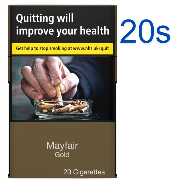  Mayfair Gold Cigarettes 20 Pack