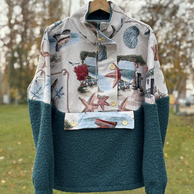 Mediterranean Tapestry Cotton Jacket — Limited Edition
