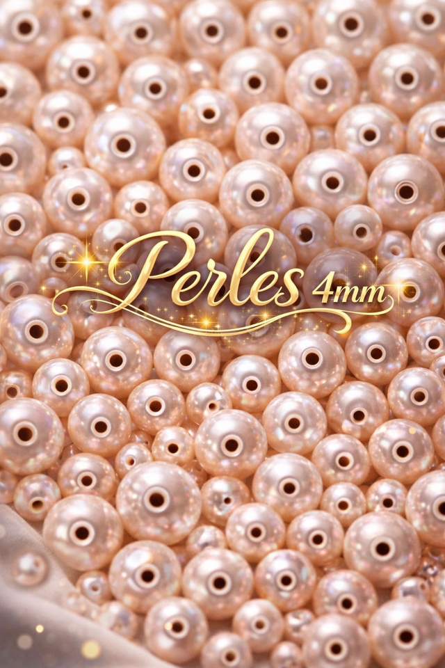 3 ème Etape : Le choix des Perles en 4mm ( bien lire la description )