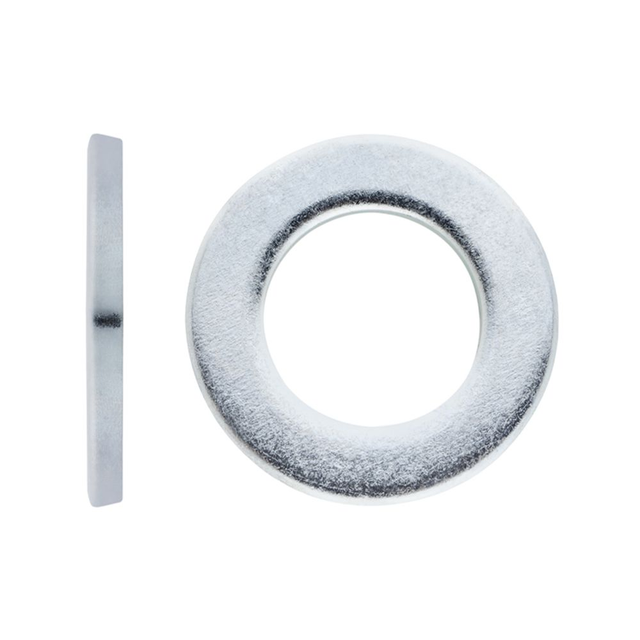 Caja de arandelas planas  DIN-125  Zincadas