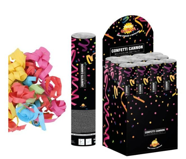 party ,  6922  PISTOLA CORIANDOLI ARIA COMPRESSA, 60 CM