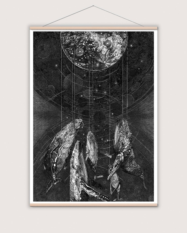 Le Chant des Baleines : Tirage d&#039;Art