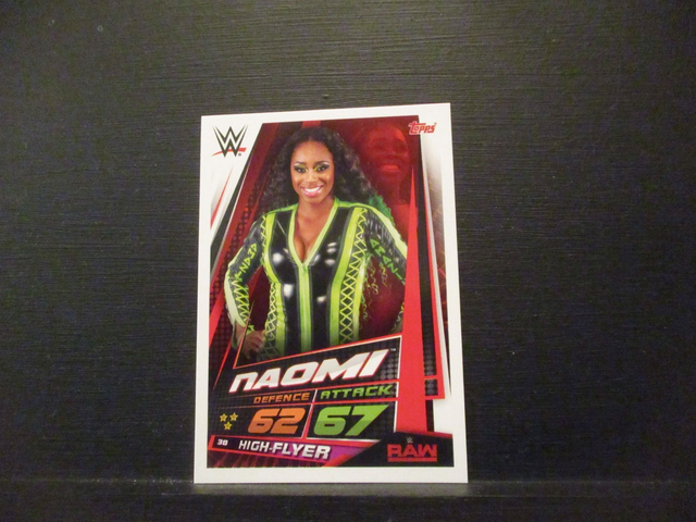 Naomi - Raw Slam Attax Universe Original Trading Card #38