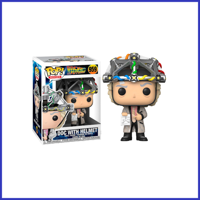 POP figure Back To The Future Doc with Helmet #959