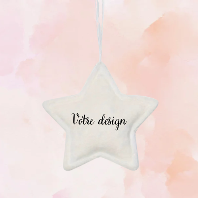 Ornement Étoile de Noël 