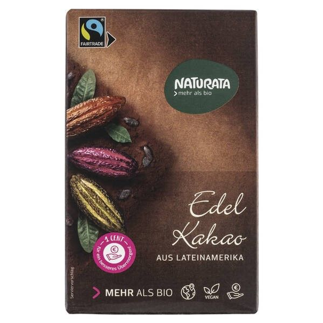 Naturata Edelkakao Lateinamerika 125g Packung