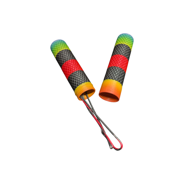 Rainbow Red and Black String Tube ©