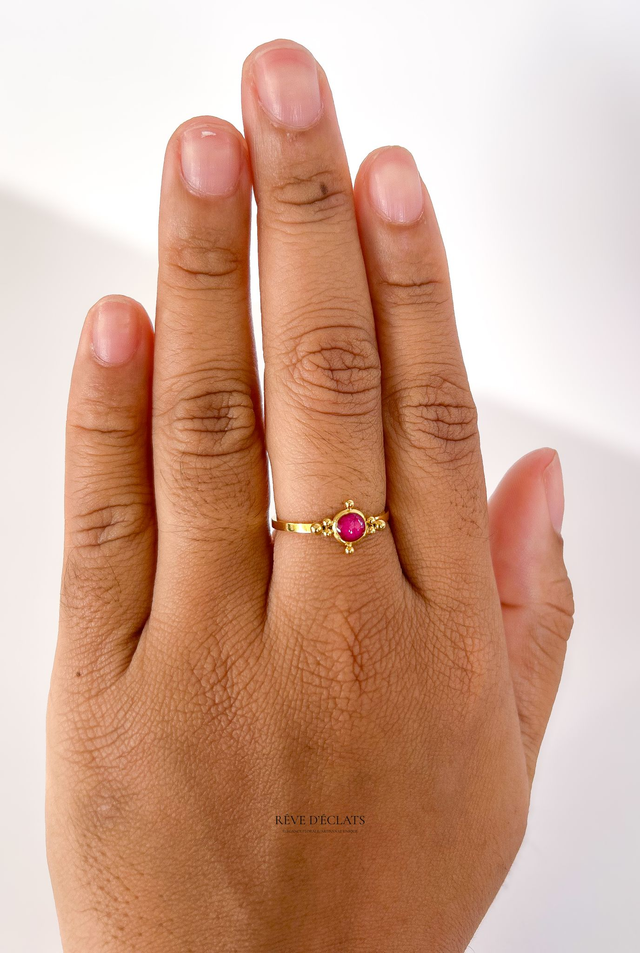 Bague - Fleur de bougainvillier