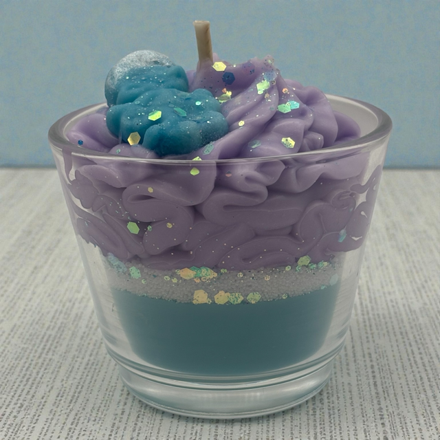 Bougie gourmande schtroumpfs 