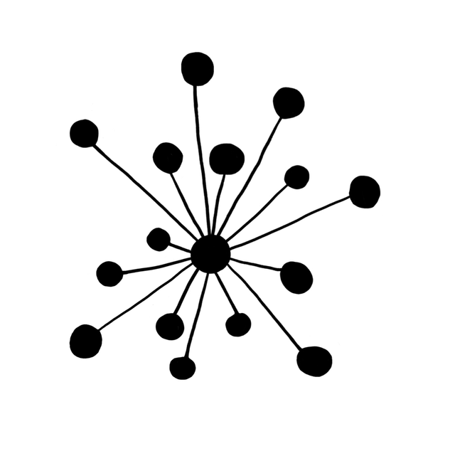 Mini Stempel Schneeball 