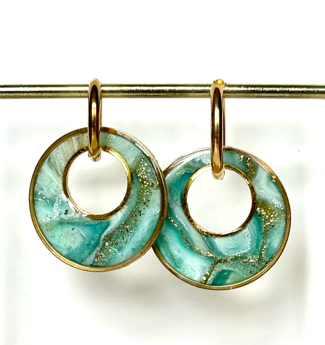 Créoles « Sirène » réversibles 