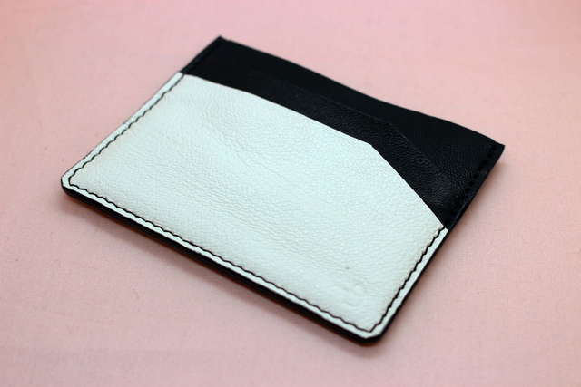 Porte Carte - Blanc&amp;Noir