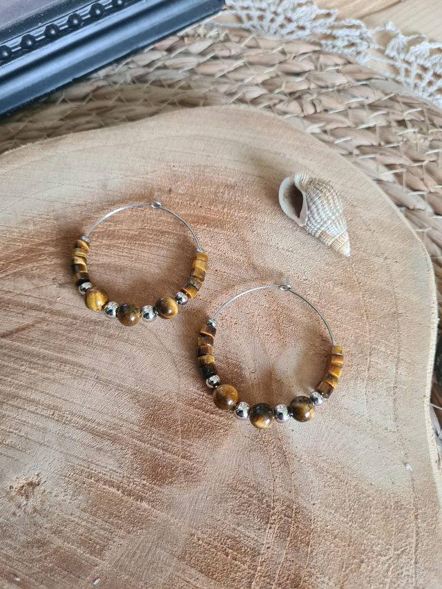 Créoles Œil de tigre 