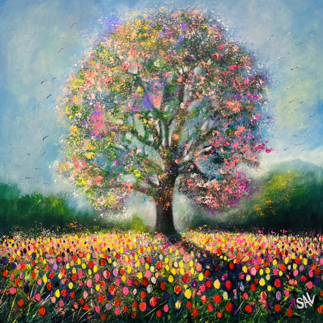 Original Painting- Landscape- ‘From This Tree Our Love Will Blossom’