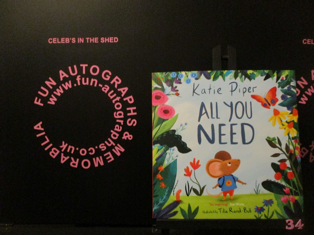 Katie Piper 'All You Need' Authentic Autographed Paperback Book (34)