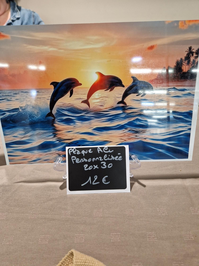 Plaque alu perso 20×30