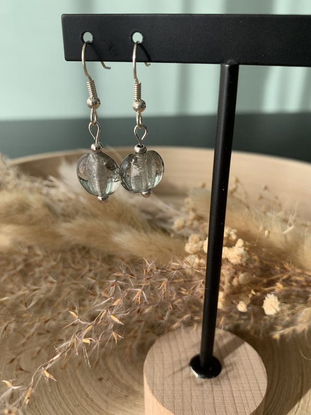 Boucles d'oreilles Opaline