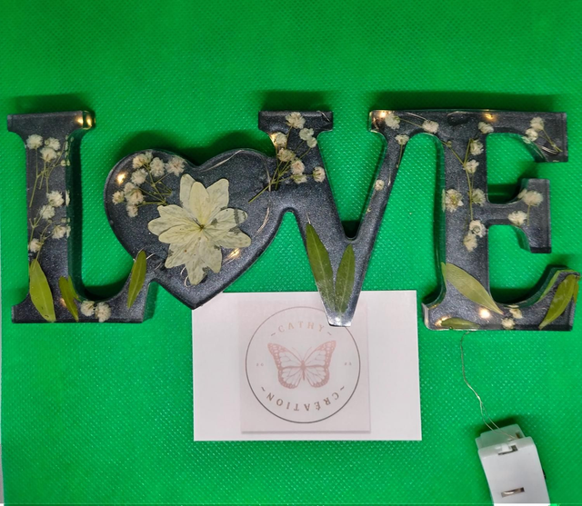 Love floral lumineux 