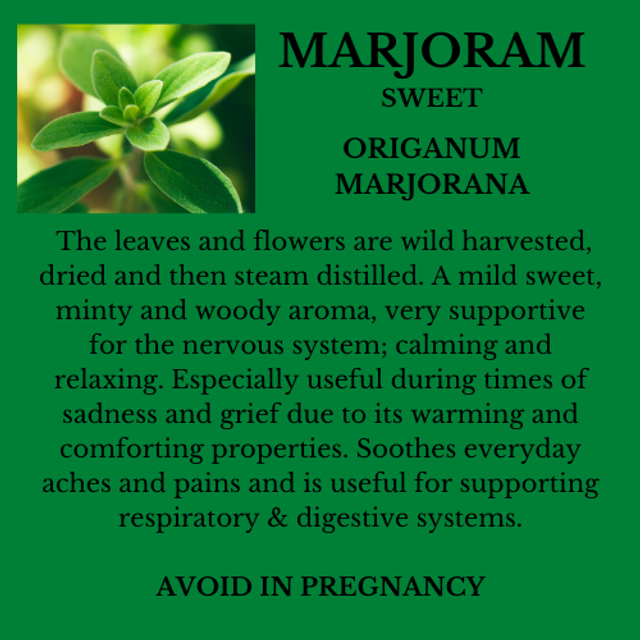 MARJORAM ESSENTIAL OIL