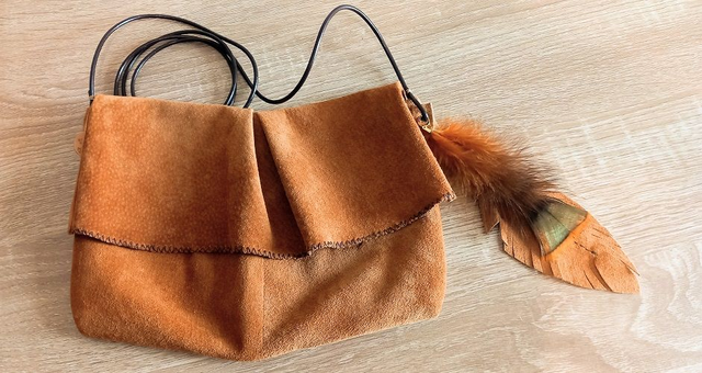 Sac en daim - dindon