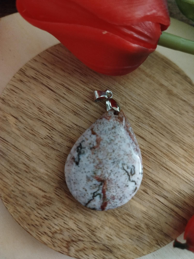  Pendentif en Jaspe Océan