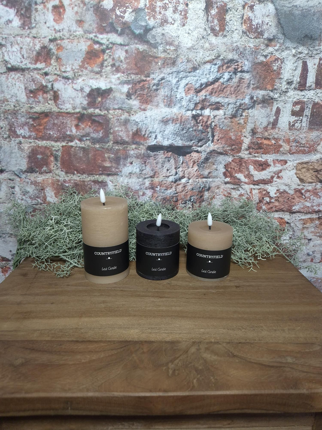 Stompkaars led. Taupe. M