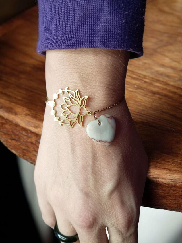 Red Vein Jasper Bracelet