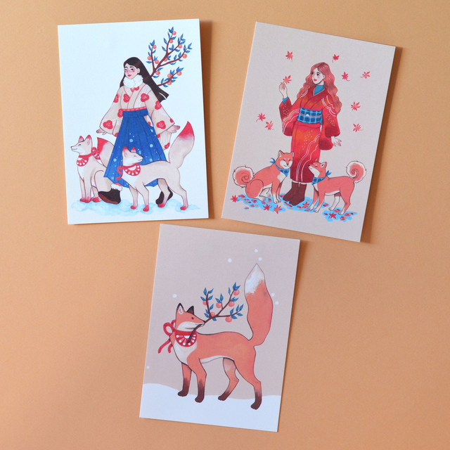 Cartes postales Season in Japan 